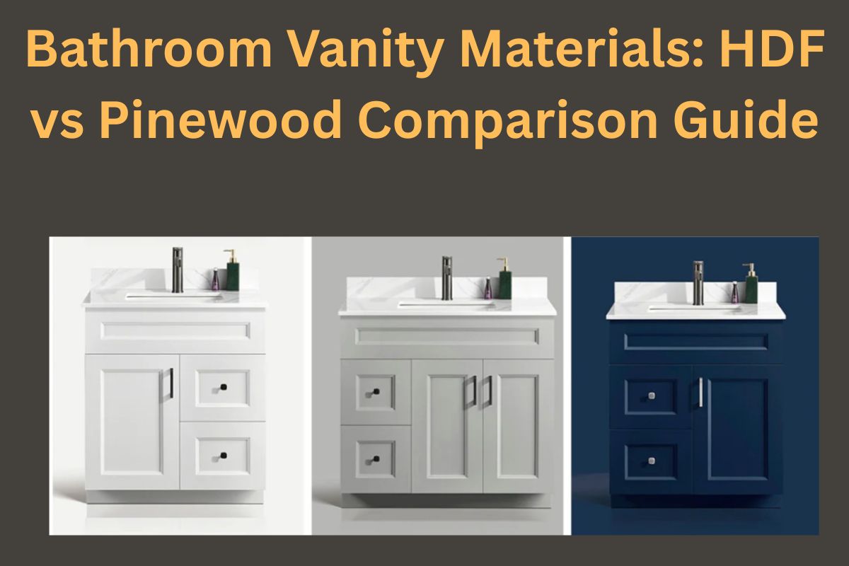HDF vs Pinewood Bathroom Vanities: Which Is Best for Your Bathroom?