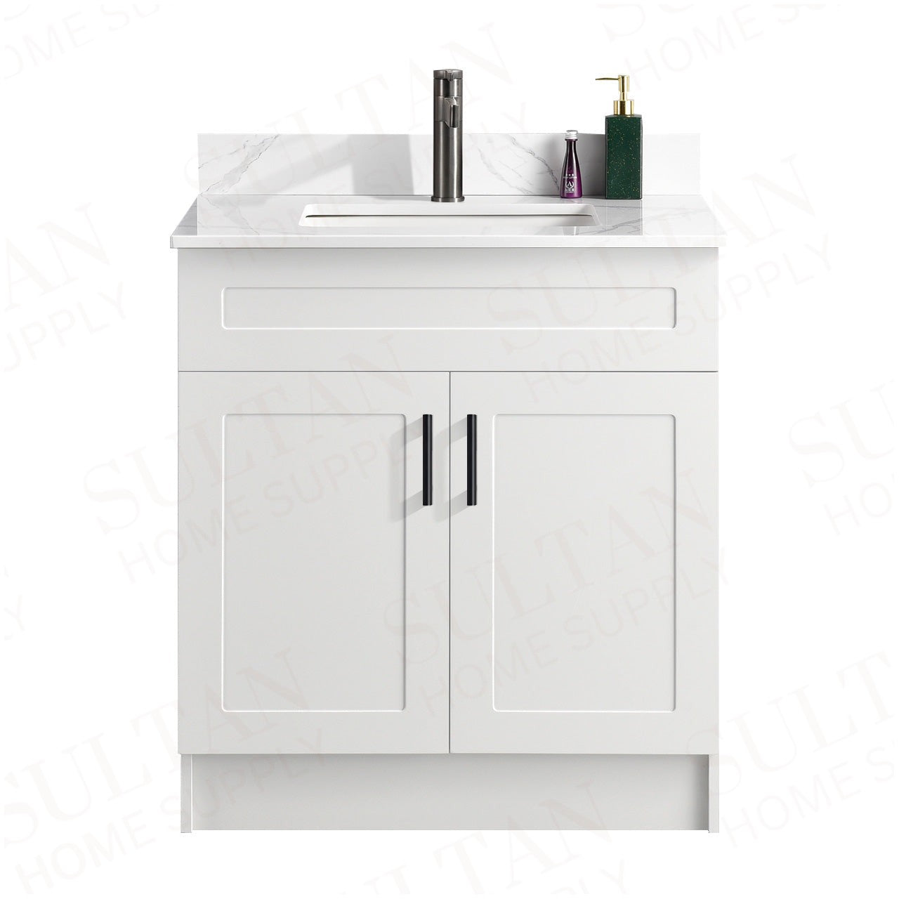 Sultan 30" Free Standing Bathroom Vanity Two Doors HDF