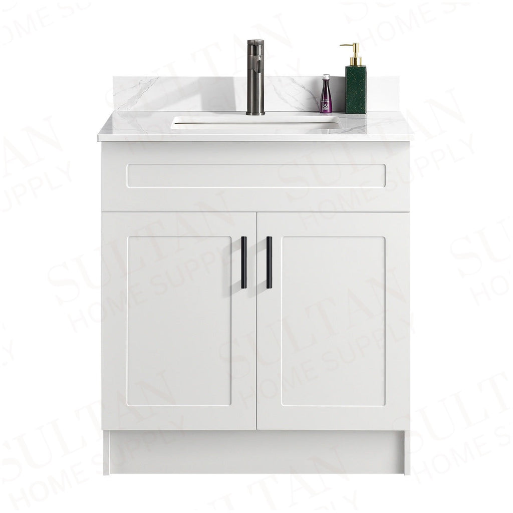 Sultan 30" Free Standing Bathroom Vanity Two Doors HDF