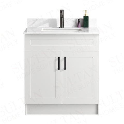 Sultan 30" Free Standing Bathroom Vanity Two Doors HDF