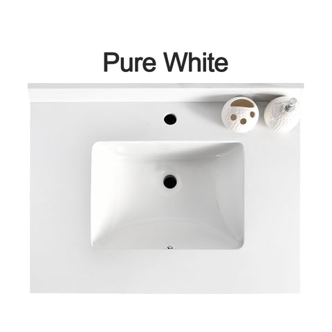 Countertop 37" x 22.5" Pure White