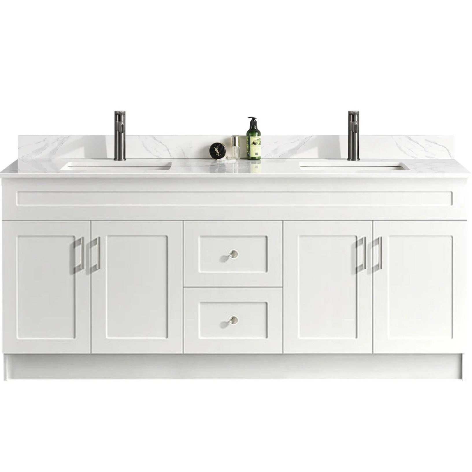 Sultan 72″ Double Sink Free Standing Bathroom Vanity HDF