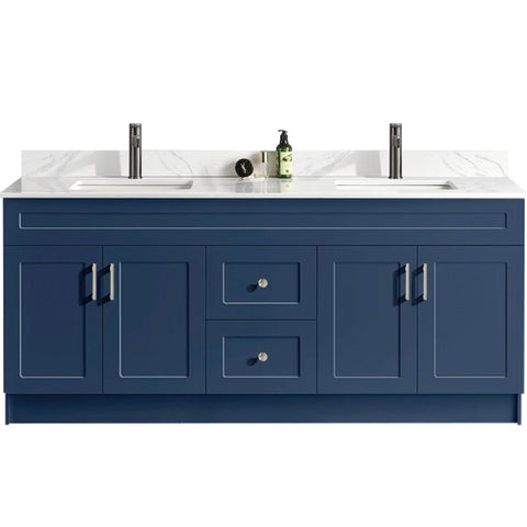 Sultan 72″ Double Sink Free Standing Bathroom Vanity HDF