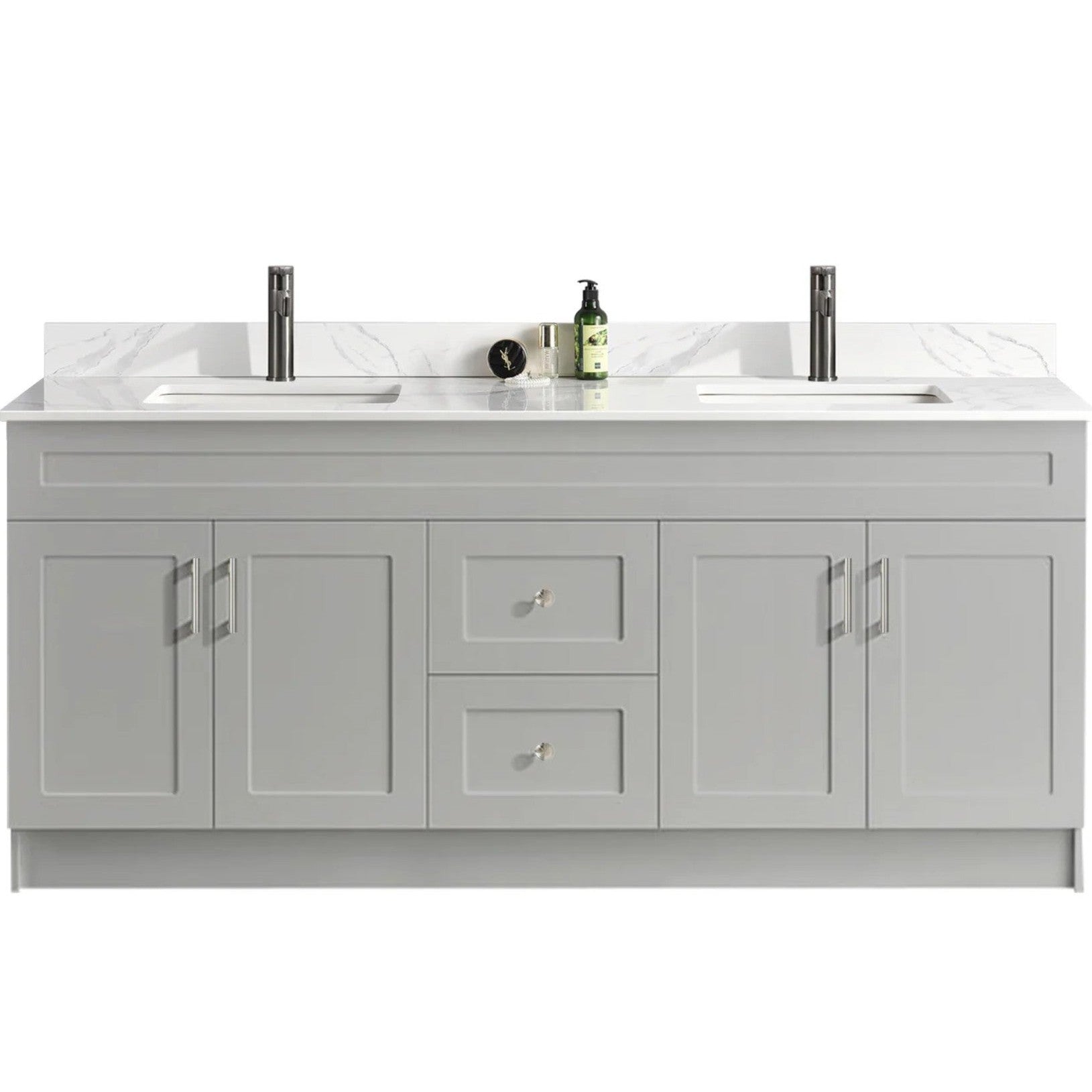 Sultan 72″ Double Sink Free Standing Bathroom Vanity HDF