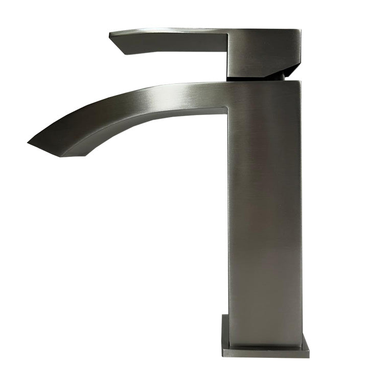 Modern Single Handle Bathroom Faucet Matt Black / Brushed Nickel / Gold