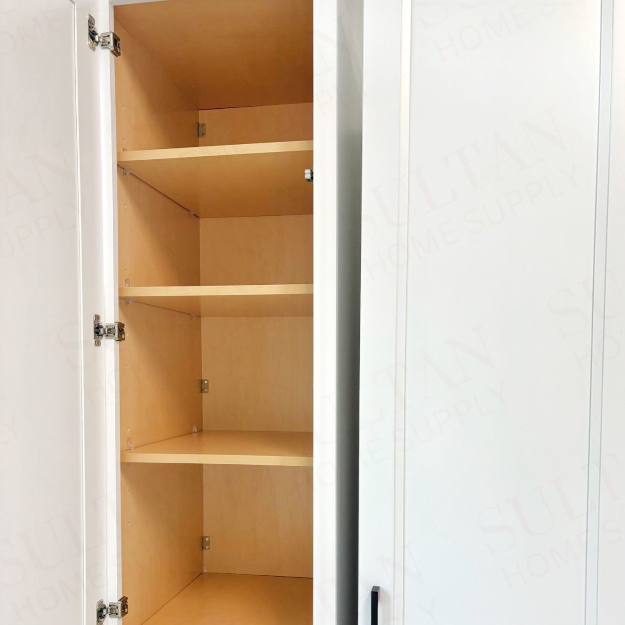 Linen Side Cabinet with 1 Door and 3 Drawers