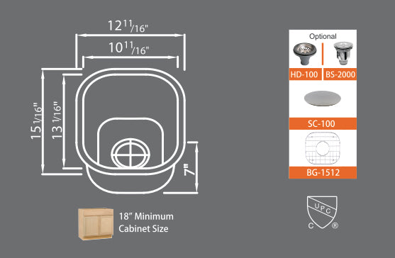 Sinks Signature Series SMC 1512