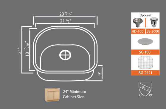 Sinks Signature Series SMC 2421