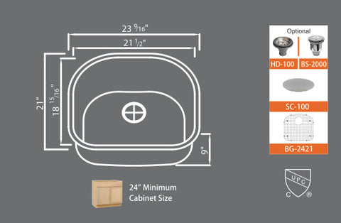 Sinks Signature Series SMC 2421