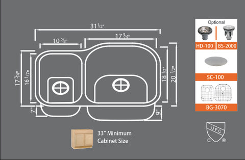 Sinks Signature Series SMC 3070