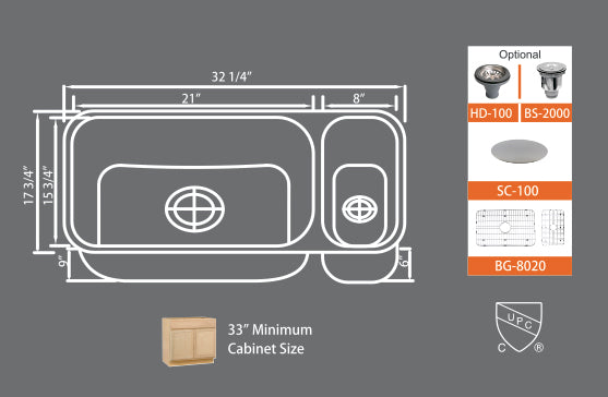 Sinks Signature Series SMC 8020