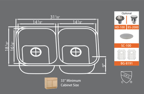 Sinks Signature Series SMC 8191