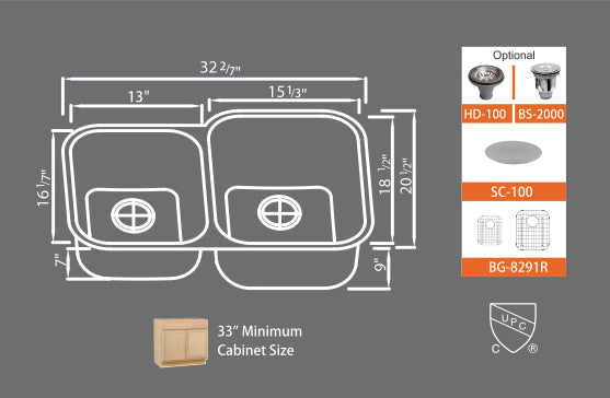 Sinks Signature Series SMC 8291R