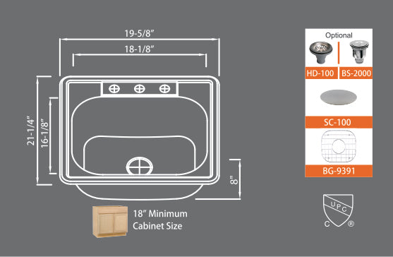 Sinks Signature Series SMC 9391