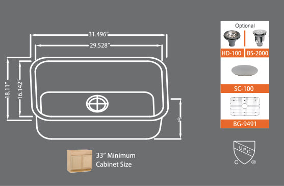 Sinks Signature Series SMC 9491