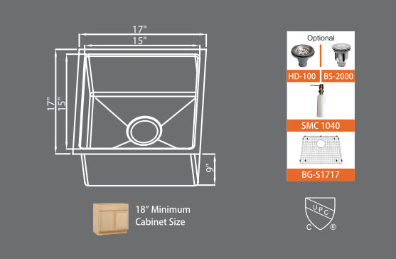Sinks Premium Series SMC S1717