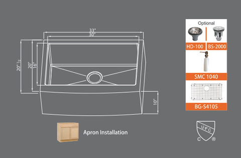 Sinks Premium Series SMC S4105