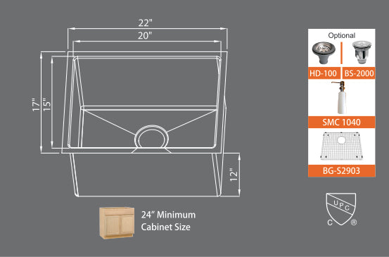 Sinks Premium Series SMC S2903