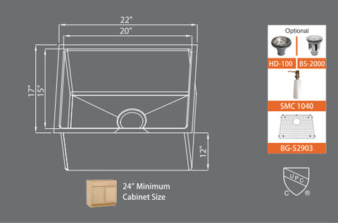 Sinks Premium Series SMC S2903