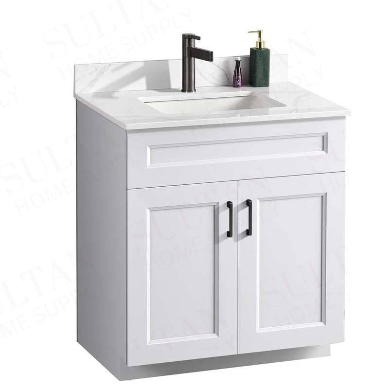 Sultan 30" Free Standing Bathroom Vanity Two Doors Solid Pinewood