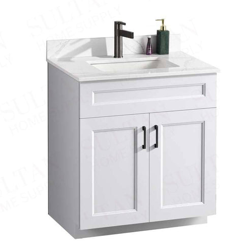 Sultan 30" Free Standing Bathroom Vanity Two Doors Solid Pinewood