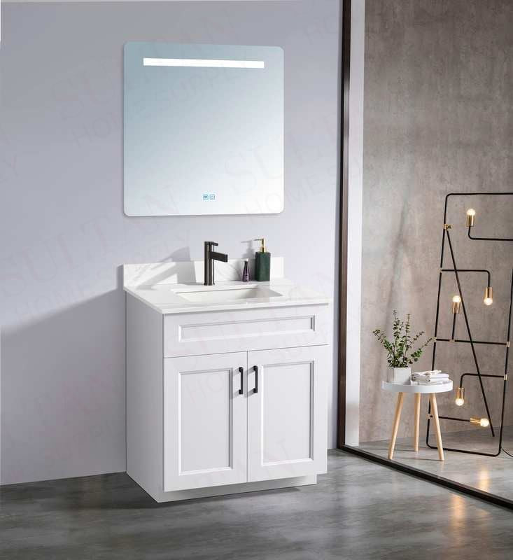 Sultan 30" Free Standing Bathroom Vanity Two Doors Solid Pinewood