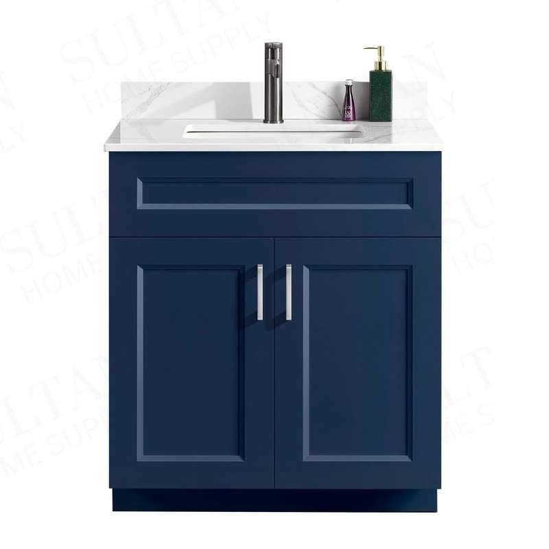 Sultan 30" Free Standing Bathroom Vanity Two Doors Solid Pinewood