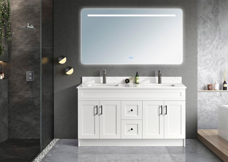 Sultan 60" Double Sink Free Standing Bathroom Vanity HDF