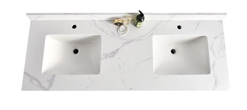 Sultan 60" Double Sink Free Standing Bathroom Vanity Solid Pinewood