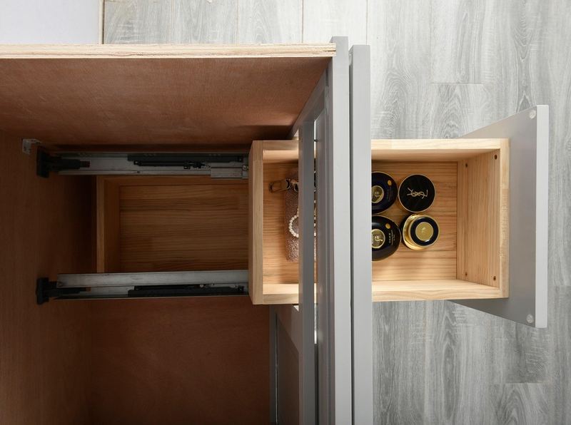 Sultan 60" Double Sink Free Standing Bathroom Vanity Solid Pinewood