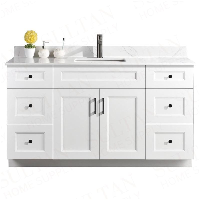 Sultan 60" Single Sink Free Standing Bathroom Vanity Solid Pinewood