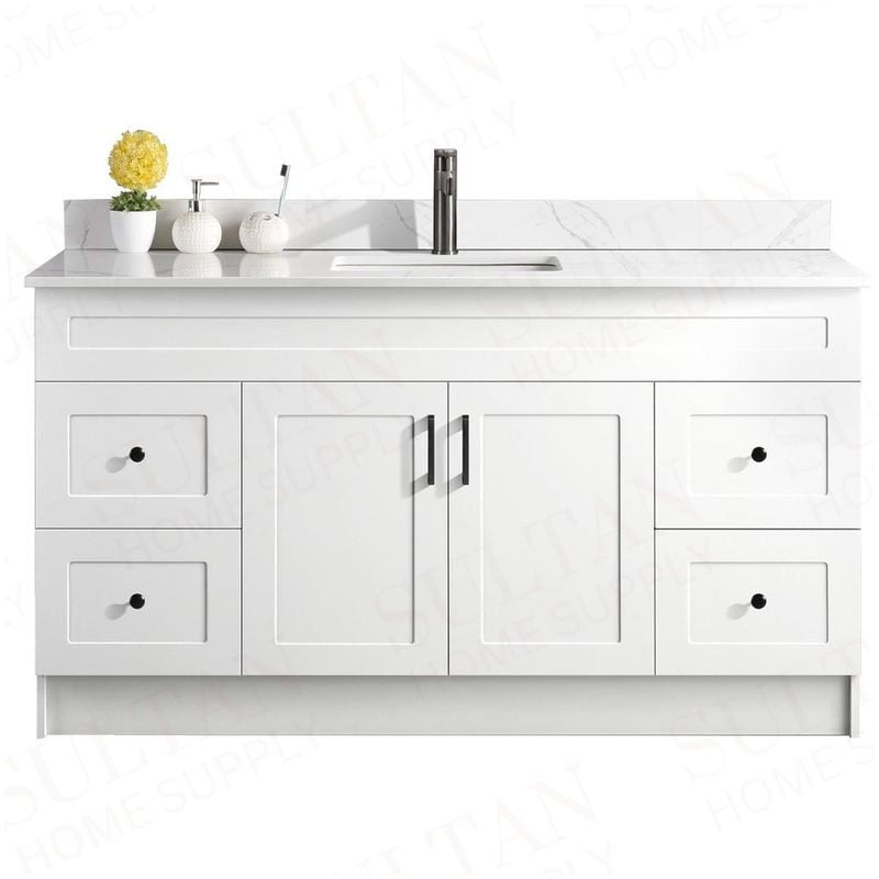 Sultan 60" Single Sink Free Standing Bathroom Vanity HDF