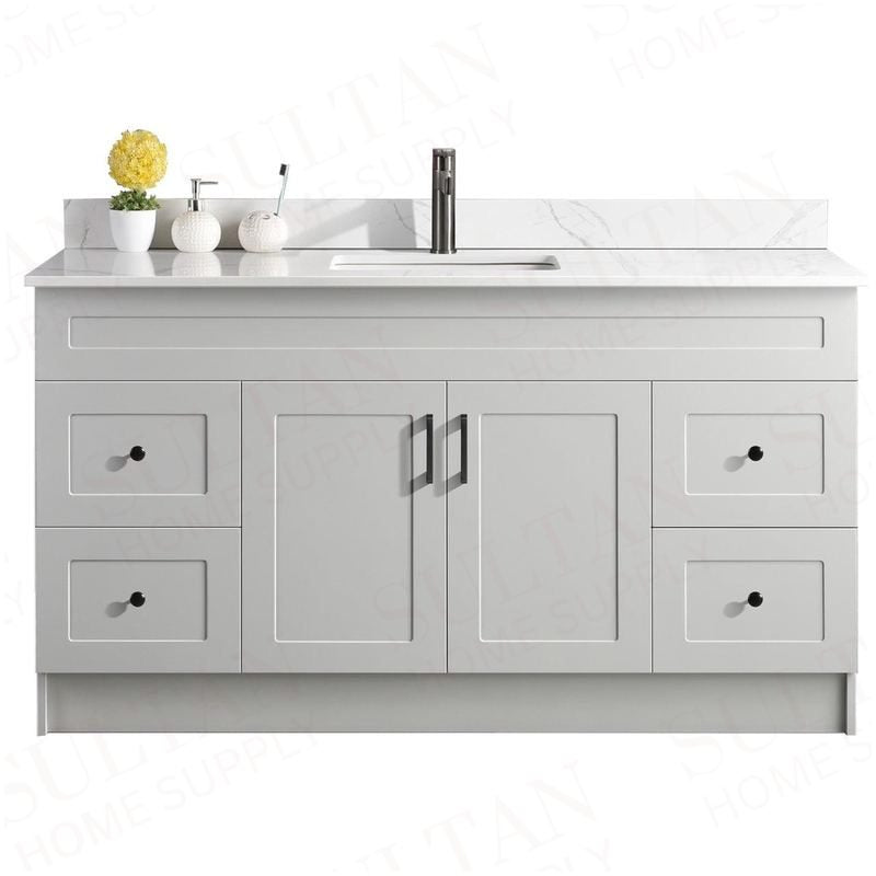 Sultan 60" Single Sink Free Standing Bathroom Vanity HDF