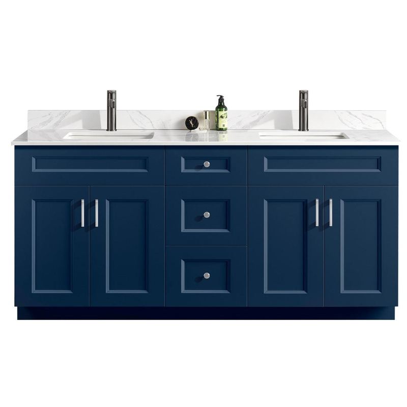 Sultan 72" Double Sink Free Standing Bathroom Vanity Solid Pinewood