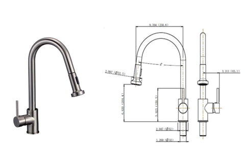 Kitchen Faucets SMC 7004-BN